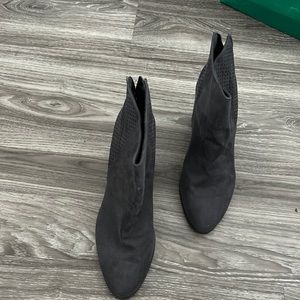 Gray women booties